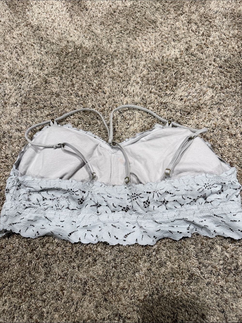 aerie Floral Lace Longline Bralette - Picture 3 of 3
